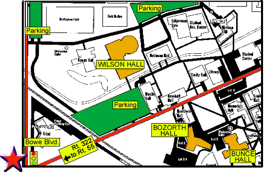 rowan campus map