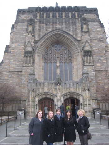 Rowan women in physics at Yale