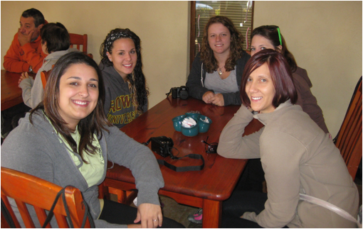::South Africa pics:8-1 1st breakfast the girls 013.jpg