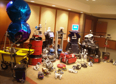 Robot Exhibition at AAAI